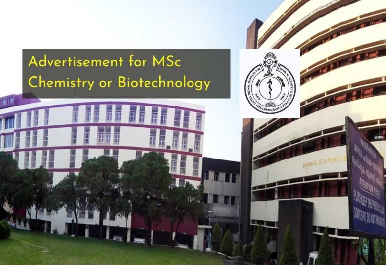 Advertisement for Research Scientist in Chemistry or Biotechnology at SCTIMST