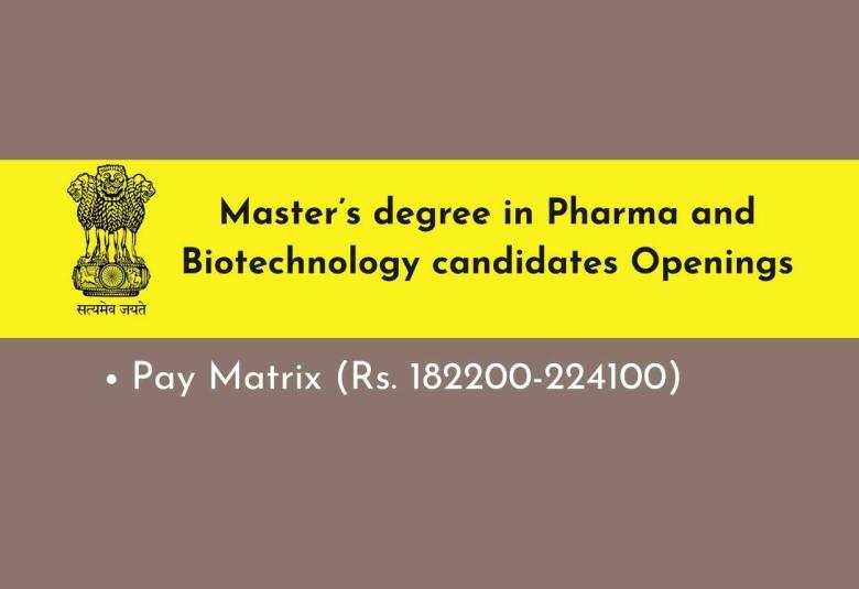 ANRF invites applications from Master’s degree in Pharma and Biotechnology candidates