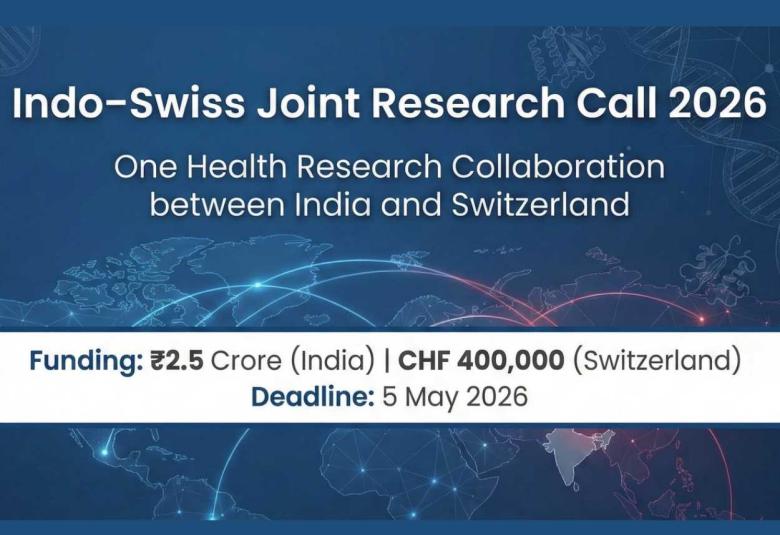 DBT, ICMR & SNSF Joint Research Projects: Call for Proposals 2026