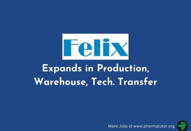 Felix Generics expands in Production, Warehouse, Tech. Transfer