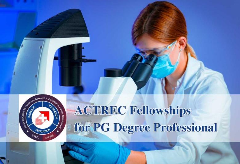 Fellowships for Post Graduate Degree Professional at ACTREC
