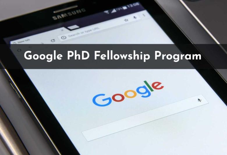 Google PhD Fellowship Program in Health Research