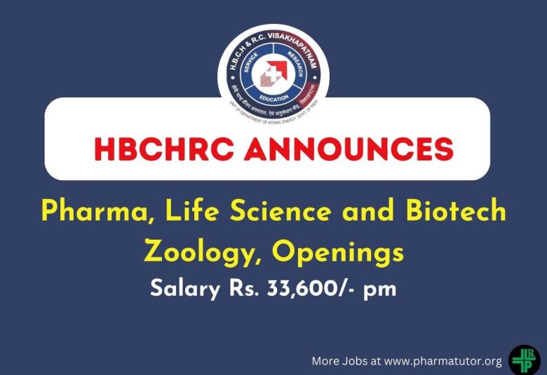 HBCHRC announces Pharma, Life Science and Biotech Openings