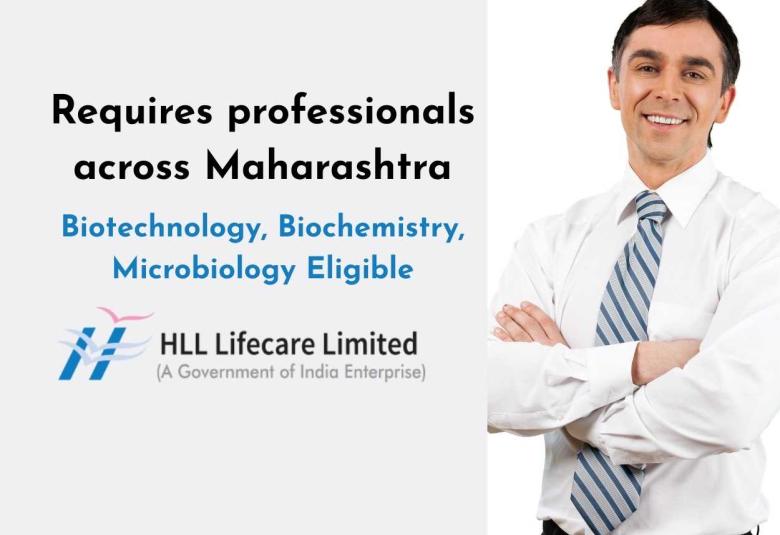 HLL Lifecare Limited requires professionals across Maharashtra