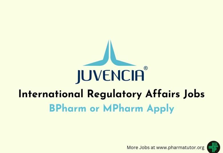 International Regulatory Affairs Jobs at Juvencia