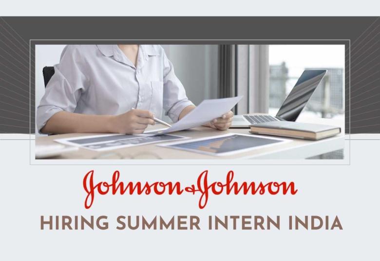 Johnson & Johnson Hiring Summer Intern India
