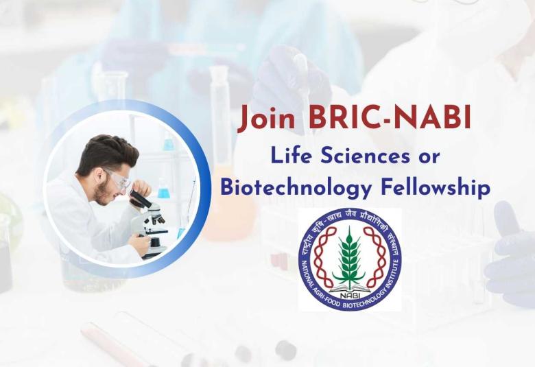 Join BRIC-NABI -  Life Sciences or Biotechnology Fellowship