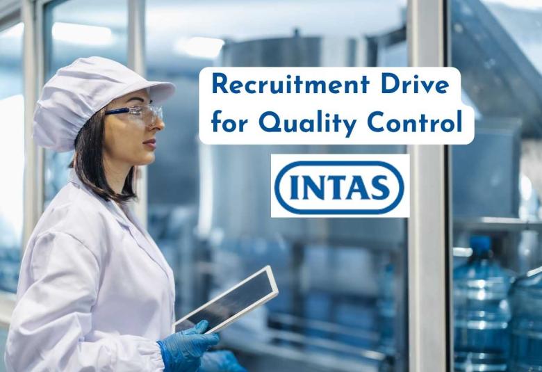 Recruitment Drive for Quality Control at Intas Pharma