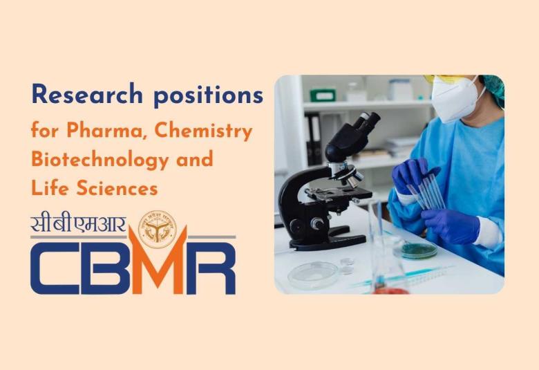 Research positions for Pharma, Biotechnology, Chemistry and Life Sciences at CBMR