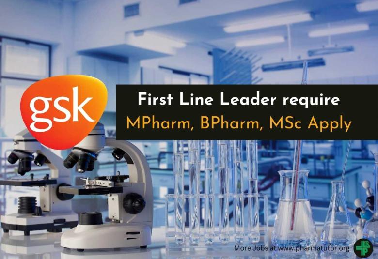 Work as First Line Leader at GSK