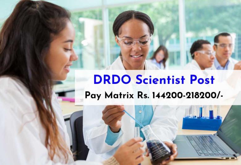 Applications are invited for post of Scientist at DRDO