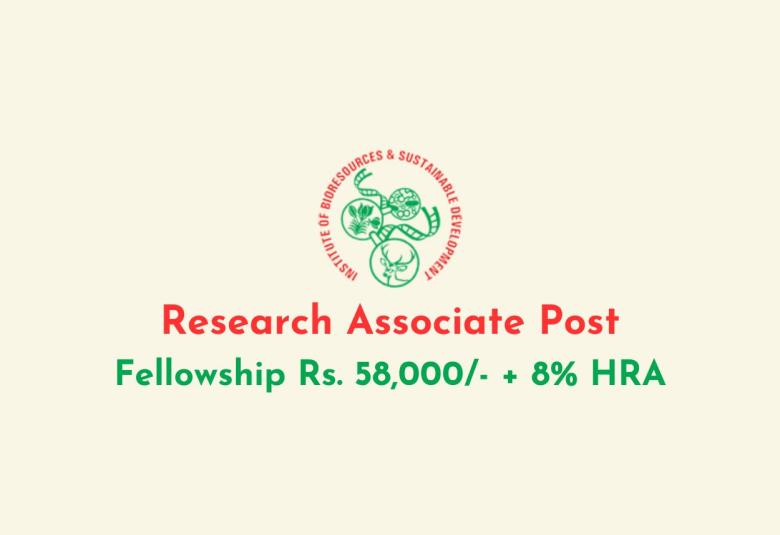 Applications are invited for Research Associate at IBSD