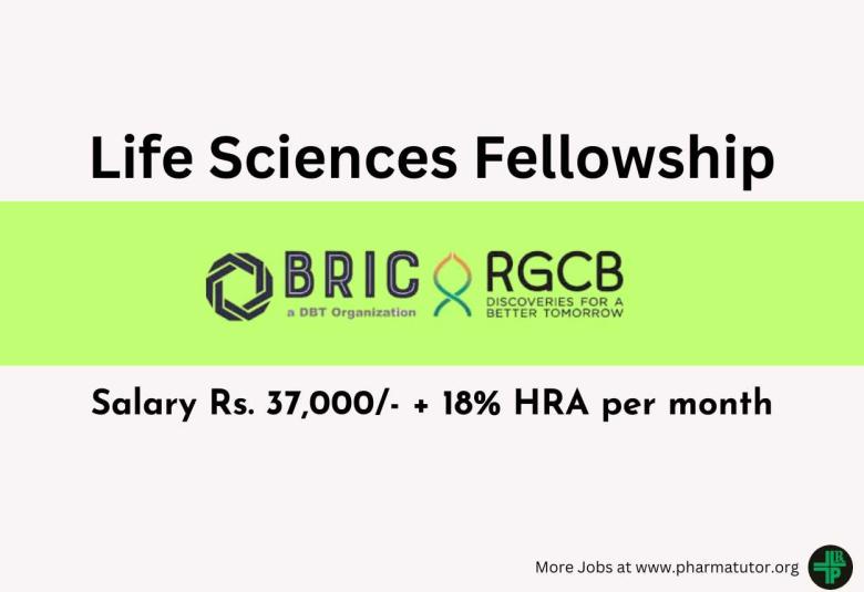 BRIC-RGCB Life Sciences Fellowship