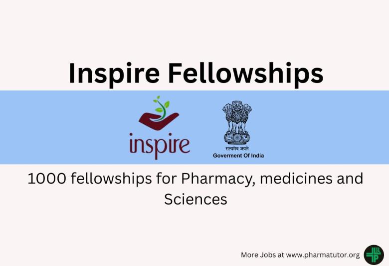 Call for Applications under INSPIRE Fellowship | 1000 fellowships for pharmacy, medicine and sciences