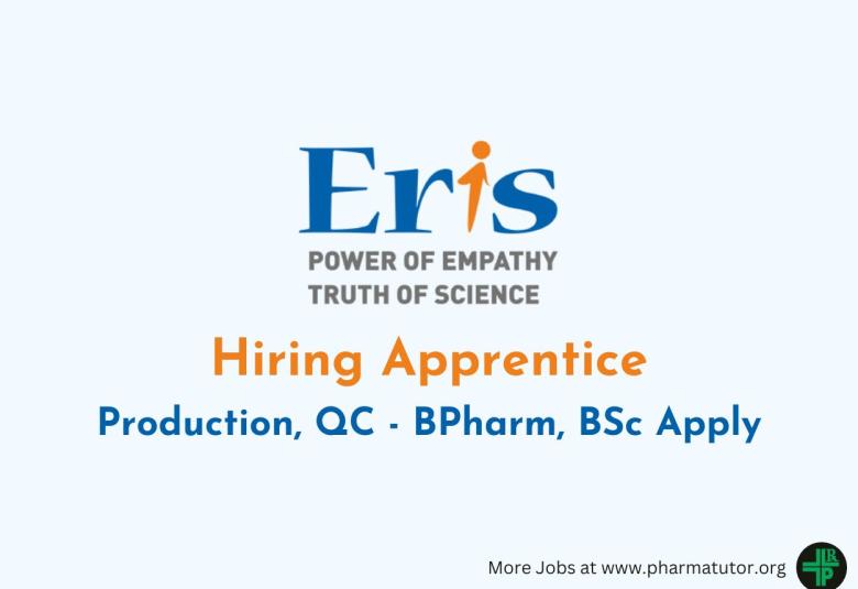Eris Therapeutics Hiring Apprentice
