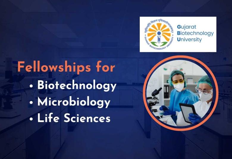 Fellowships for Biotechnology / Microbiology / Life Sciences at GBU
