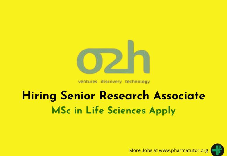 Hiring Senior Research Associate at o2h group