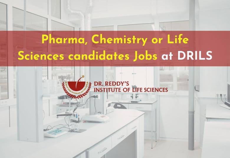 Job for Pharma, Chemistry or Life Sciences candidates at DRILS