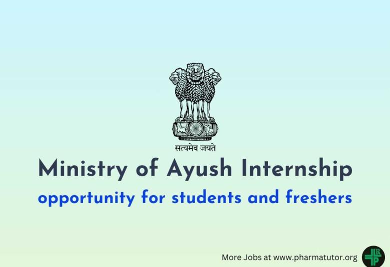 Ministry of Ayush Internship opportunity for students and freshers
