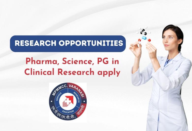 MPMMCC Offers Research Opportunities for Pharma, Science, PG in Clinical Research Candidates