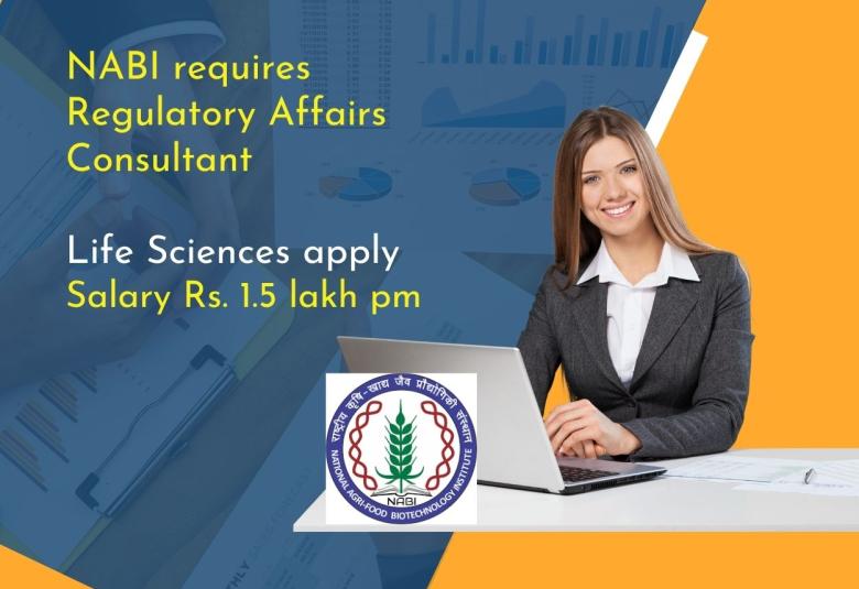 BRIC-NABI requires Regulatory Affairs Consultant