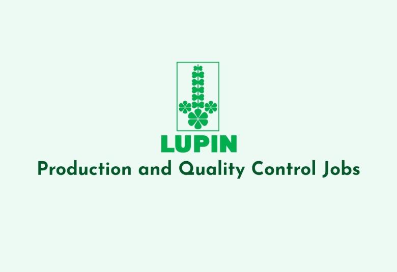 Production and Quality Control Jobs at Lupin