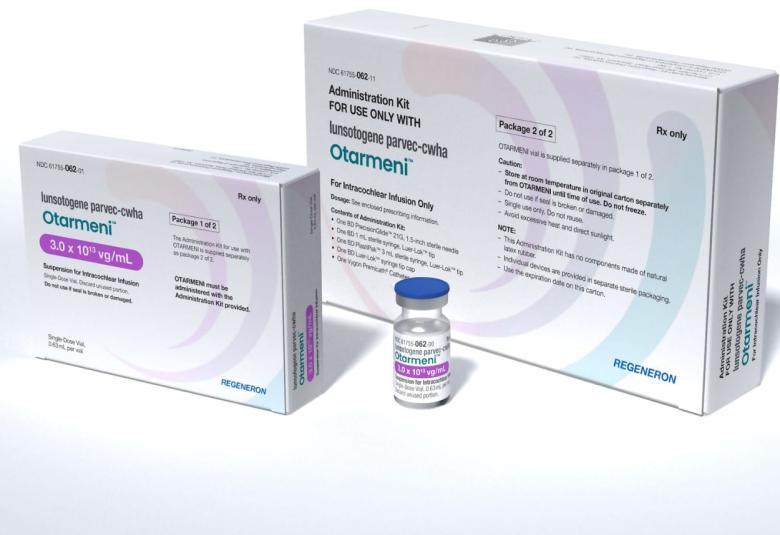 Regeneron Pharma announced approval for Otarmeni