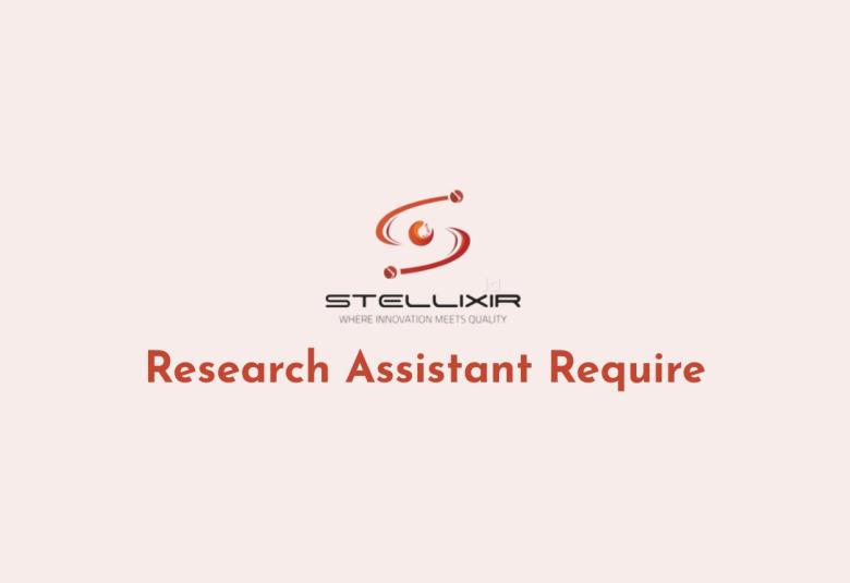 Research Assistant Require at Stellixir Biotech