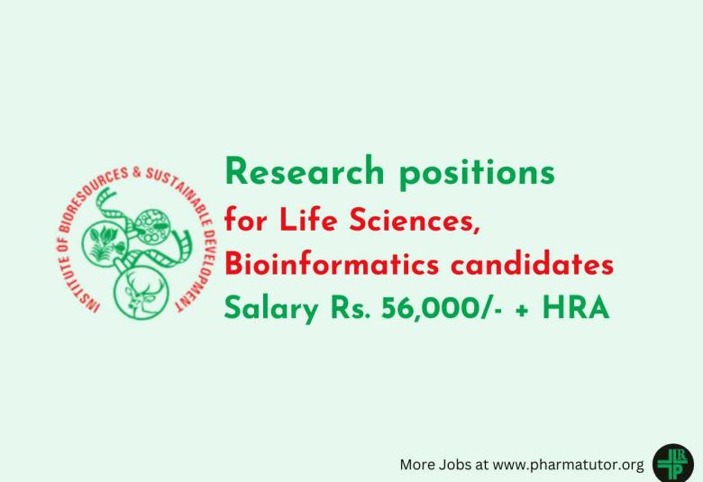 Research positions for Life Sciences, Bioinformatics candidates at BRIC-IBSD