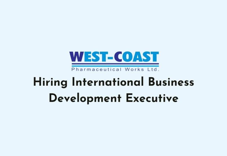West Coast Pharma Hiring International Business Development Executive