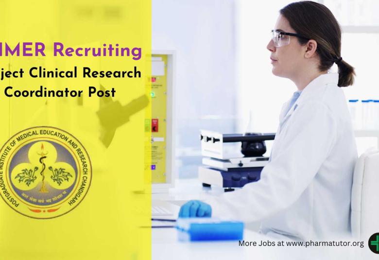 Advertisement of Post of Project Clinical Research Coordinator at PGIMER