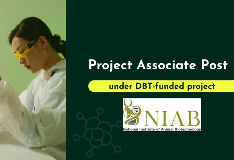 Applications are invited for Project Associate at NIAB
