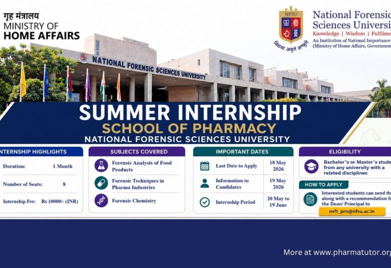 NFSU Summer Internship