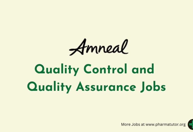 Quality Control and Quality Assurance Jobs at Amneal Pharmaceuticals