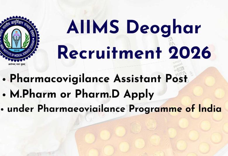 Recruitment of Pharmacovigilancc Assistant under Pharmaeoviailance Programme of lndia 