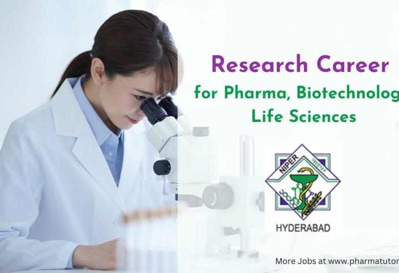 Research Career for Pharma, Biotechnology, Life Sciences at NIPER