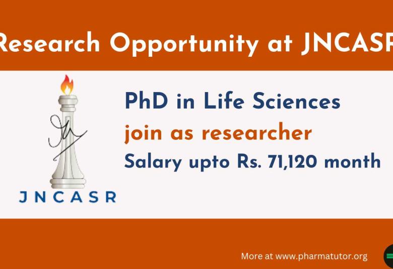 Research Opportunity at JNCASR