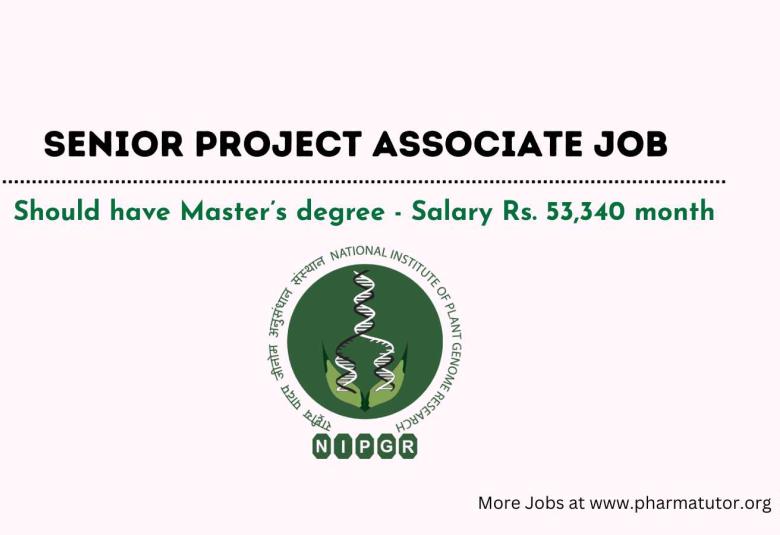 Senior Project Associate Job at NIPGR