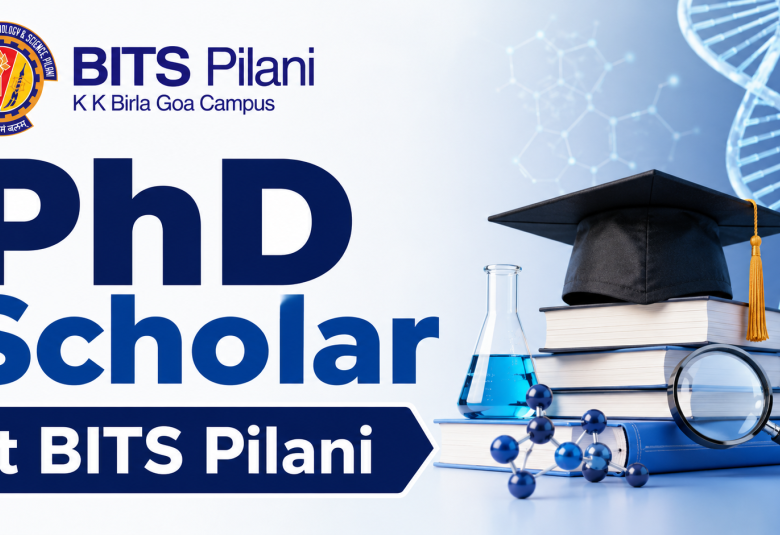 Applications are invited for post of PhD Scholar at BITS Pilani