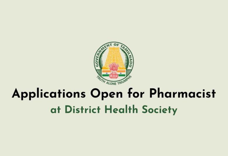 Applications are invited for the post of Pharmacist in District Health Society