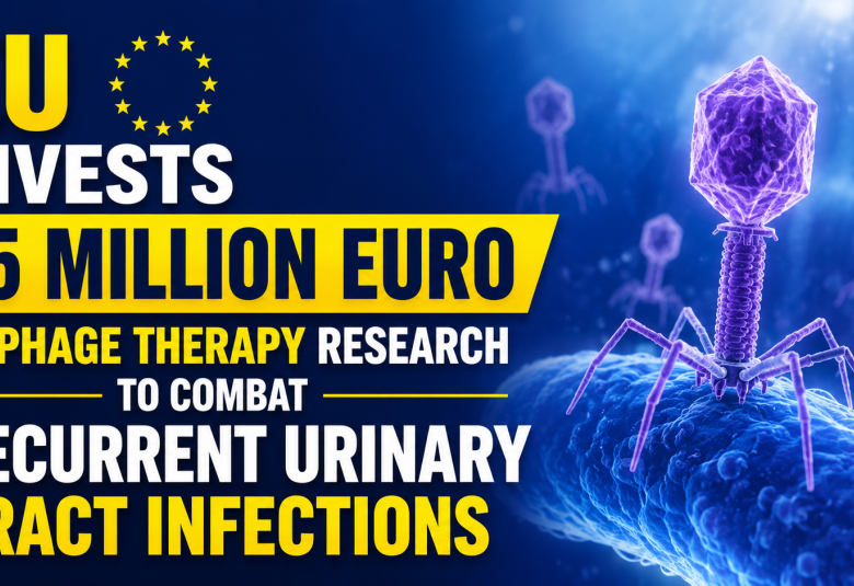 EU Invests 15 Million euro in Phage Therapy Research to Combat Recurrent Urinary Tract Infections