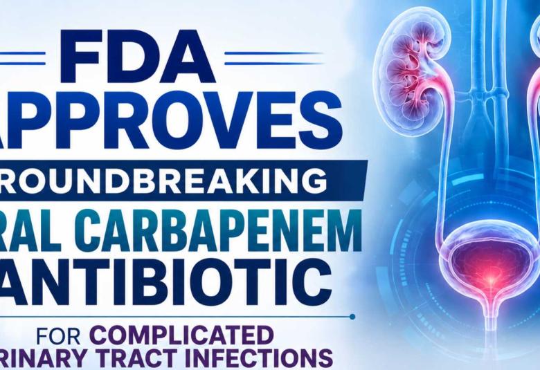 FDA Approves Groundbreaking Oral Carbapenem Antibiotic for Complicated Urinary Tract Infections