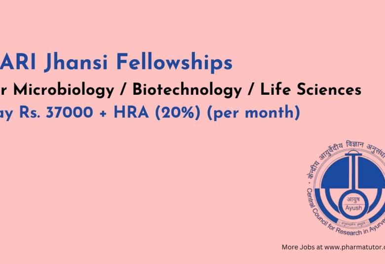 Fellowships for Microbiology / Biotechnology / Life Sciences at CARI Jhansi