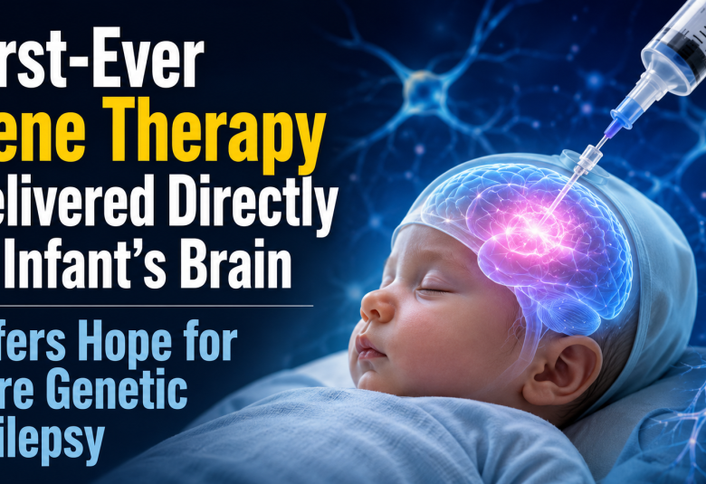 First-Ever Gene Therapy Delivered Directly to Infant’s Brain Offers Hope for Rare Genetic Epilepsy