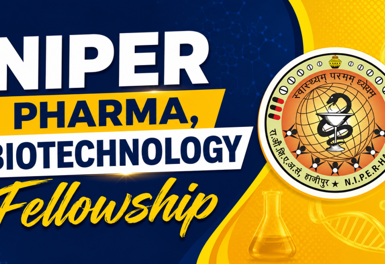 Pharma, Biotechnology Fellowship at NIPER