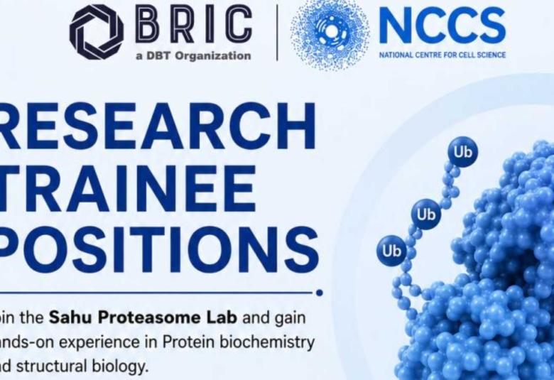 Research Trainee Posts at National Centre for Cell Science