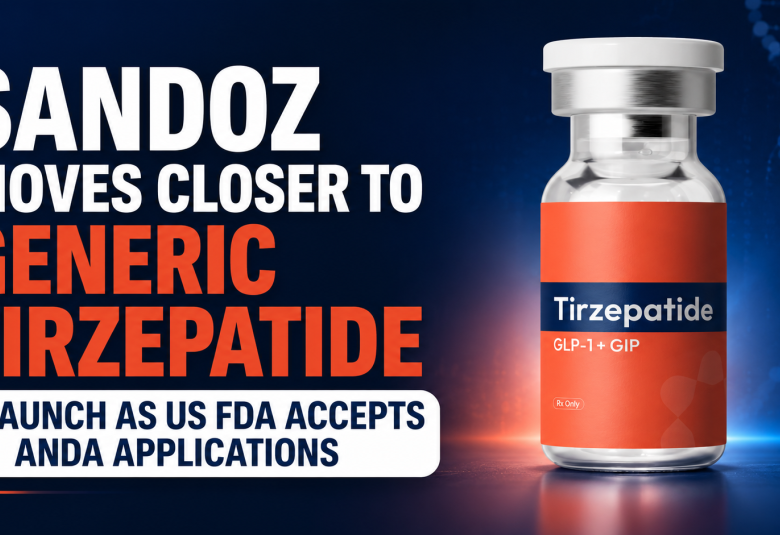 Sandoz Moves Closer to Generic Tirzepatide Launch as US FDA Accepts ANDA Applications