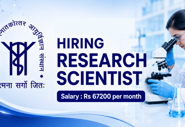 SGPGIMS Hiring Research Scientist