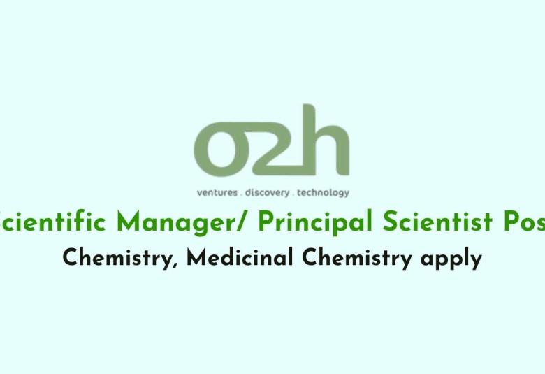 Work as Scientific Manager/  Principal Scientist at o2h group