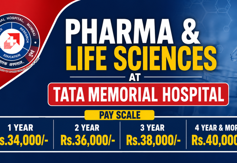 Advertisement for Pharma and Life Sciences at Tata Memorial Hospital